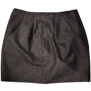 ⭐️J Crew wool blend gray mini skirt size 0